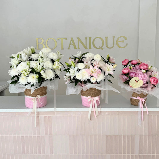 Basket Lillies Set